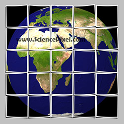 Globus Puzzle / globe jigsaw